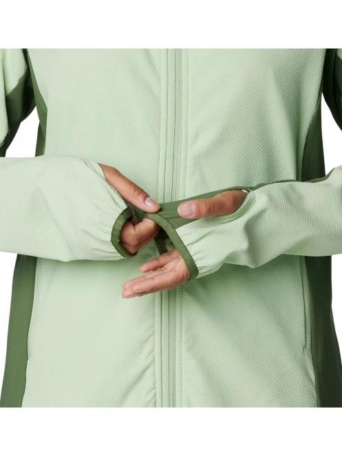 pulover polar pt. femei Columbia Spectre Ridge Full Zip Tech Fleece verde 7
