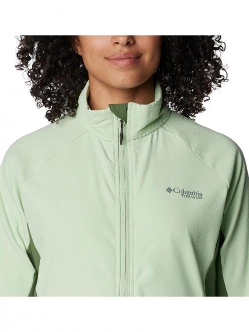 pulover polar pt. femei Columbia Spectre Ridge Full Zip Tech Fleece verde 8