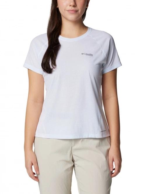 tricou pentru sport, cu maneci scurte pt. femei Columbia Cirque River Short Sleeve Crew alb 2