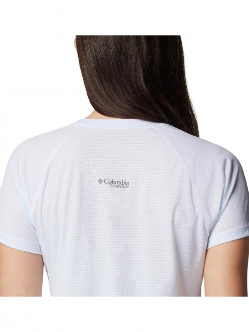 tricou pentru sport, cu maneci scurte pt. femei Columbia Cirque River Short Sleeve Crew alb 6