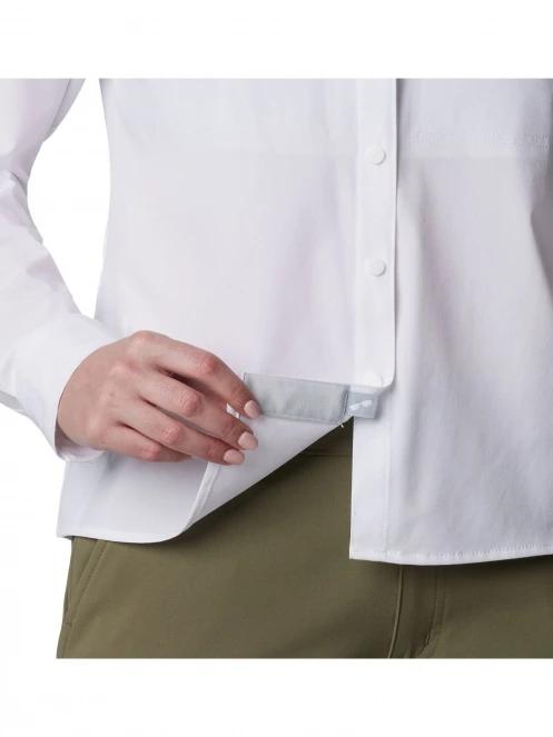 camasa de drumetie cu maneci lungi pt. femei Columbia Summit Valley Woven Long Sleeve Shirt alb 6