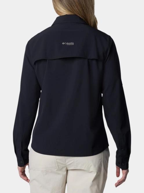 camasa de drumetie cu maneci lungi pt. femei Columbia Summit Valley Woven Long Sleeve Shirt negru 4