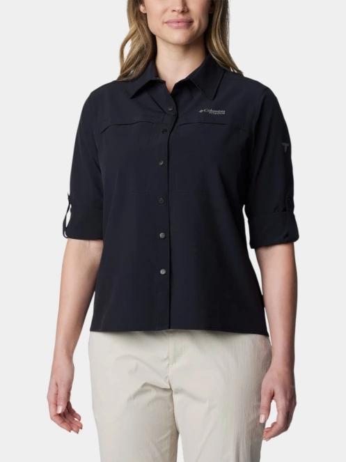 camasa de drumetie cu maneci lungi pt. femei Columbia Summit Valley Woven Long Sleeve Shirt negru 5