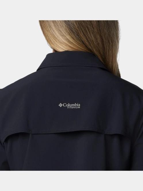 camasa de drumetie cu maneci lungi pt. femei Columbia Summit Valley Woven Long Sleeve Shirt negru 7