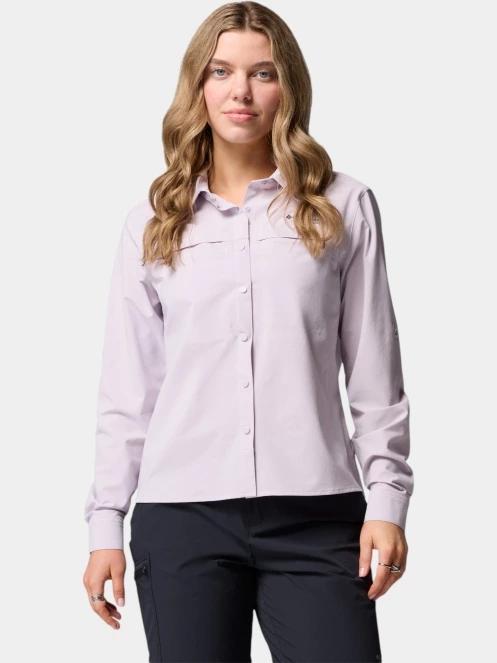 camasa de drumetie cu maneci lungi pt. femei Columbia Summit Valley Woven Long Sleeve Shirt violet 2