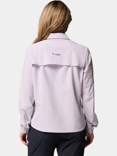 camasa de drumetie cu maneci lungi pt. femei Columbia Summit Valley Woven Long Sleeve Shirt violet 4