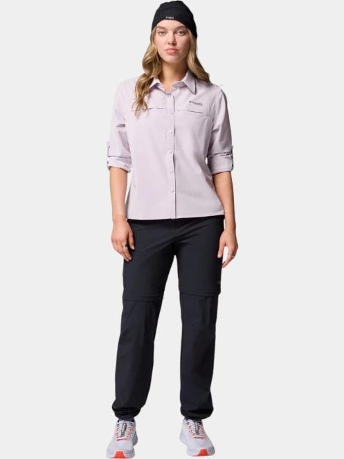 camasa de drumetie cu maneci lungi pt. femei Columbia Summit Valley Woven Long Sleeve Shirt violet 6