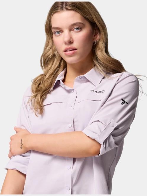 camasa de drumetie cu maneci lungi pt. femei Columbia Summit Valley Woven Long Sleeve Shirt violet 8