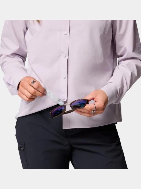 camasa de drumetie cu maneci lungi pt. femei Columbia Summit Valley Woven Long Sleeve Shirt violet 9