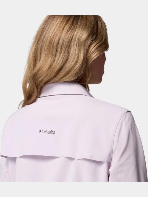 camasa de drumetie cu maneci lungi pt. femei Columbia Summit Valley Woven Long Sleeve Shirt violet 10
