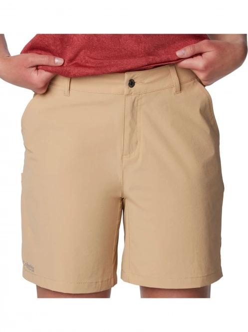 pantaloni scurti pentru drumetii pt. femei Columbia Summit Valley Short nisip 5