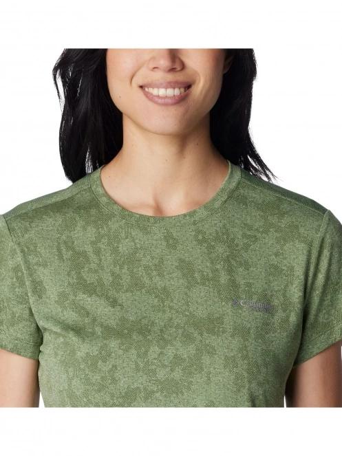 tricou pentru sport, cu maneci scurte pt. femei Columbia Bluebird Canyon Short Sleeve Crew verde 6