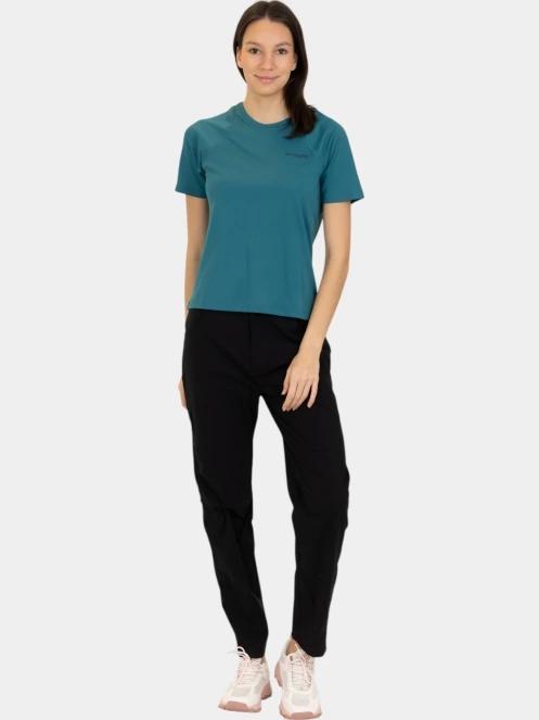 tricou pentru sport, cu maneci scurte pt. femei Columbia Summit Valley Short Sleeve Crew verde 5