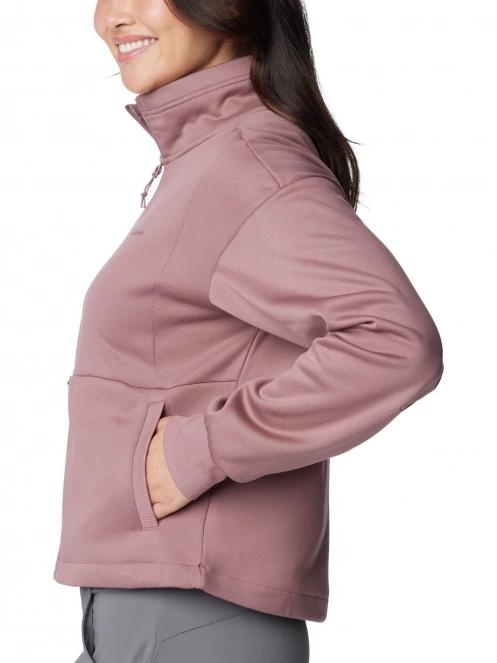 pulover polar pt. femei Columbia Boundless Trek Tech Full Zip violet 3