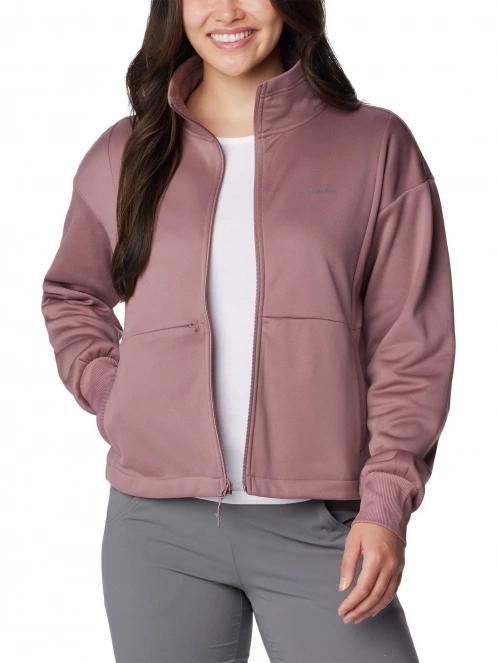 pulover polar pt. femei Columbia Boundless Trek Tech Full Zip violet 5