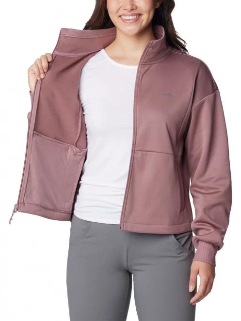 pulover polar pt. femei Columbia Boundless Trek Tech Full Zip violet 6