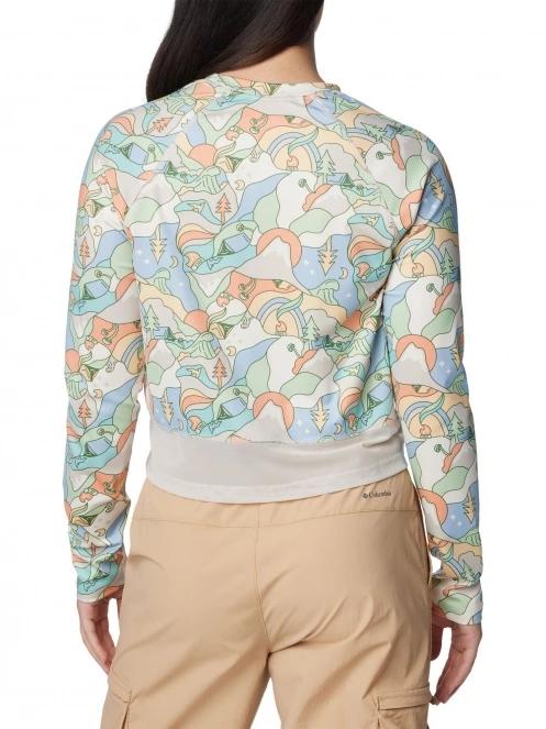 tricou cu maneci lungi pt. femei Columbia Boundless Trek Active Long Sleeve Shirt nisip 4