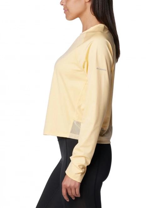 tricou cu maneci lungi pt. femei Columbia Boundless Trek Active Long Sleeve Shirt galben 3