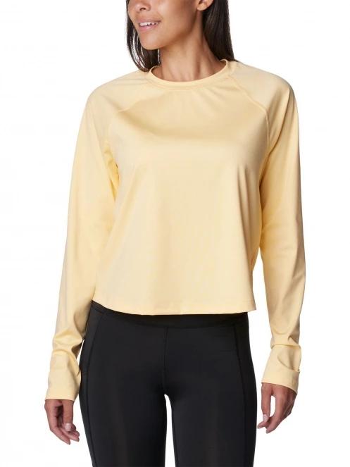 tricou cu maneci lungi pt. femei Columbia Boundless Trek Active Long Sleeve Shirt galben 5