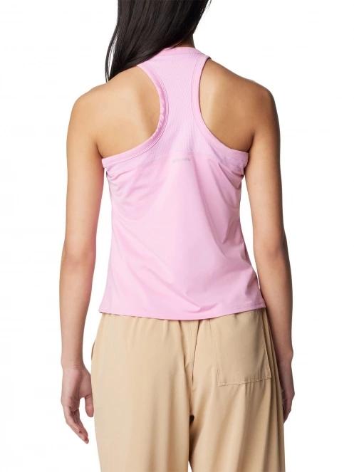 tricou de sport fara maneci pt. femei Columbia Boundless Trek Support Tank roz 4