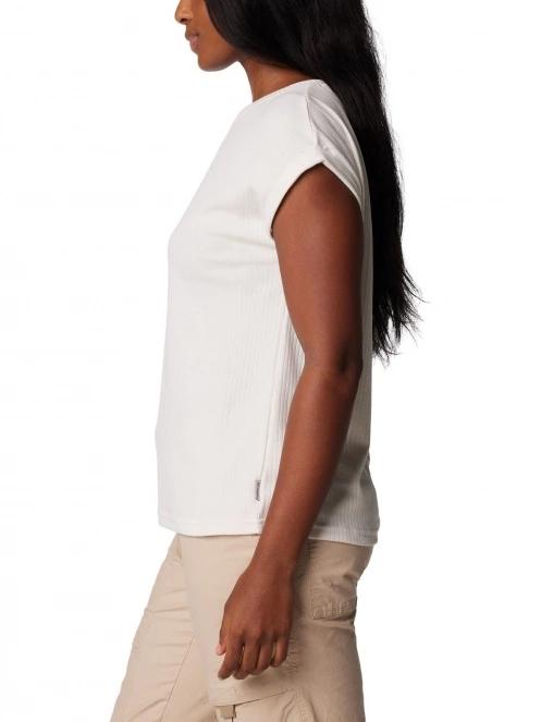 tricou cu maneci scurte pt. femei Columbia Crystal Pine Tee alb 3