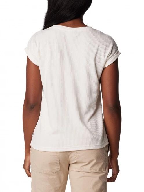 tricou cu maneci scurte pt. femei Columbia Crystal Pine Tee alb 4