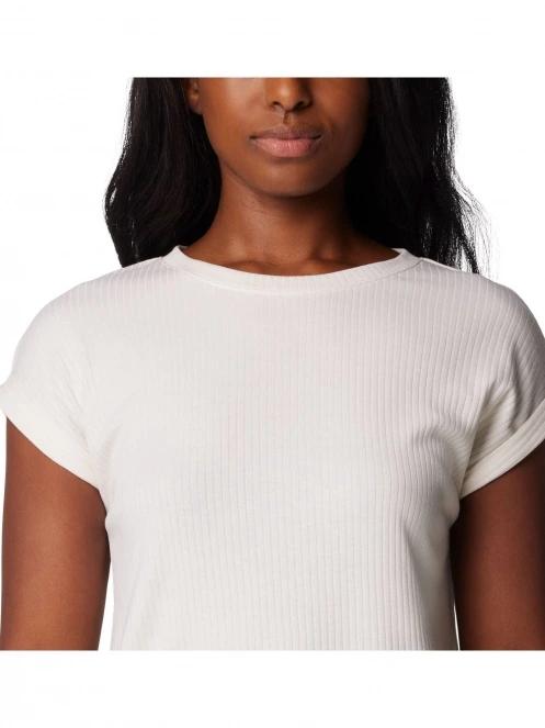 tricou cu maneci scurte pt. femei Columbia Crystal Pine Tee alb 5