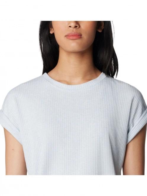 tricou cu maneci scurte pt. femei Columbia Crystal Pine Tee albastru 5