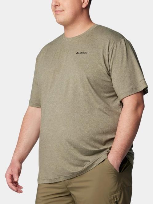 tricou pentru sport, cu maneci scurte pt. barbati Columbia Tech Trail Crew Neck II verde 5