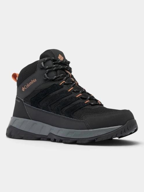 bocanci de drumetie impermeabili pt. barbati Columbia Strata Trail Mid WP negru 2