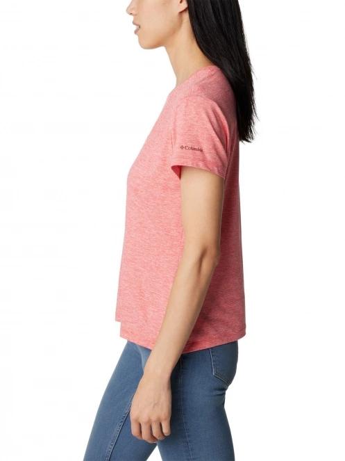tricou cu maneci scurte pt. femei Columbia Sloan Ridge Graphic Short Sleeve Tee rosu 3