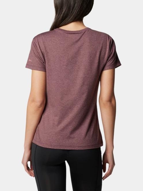 tricou cu maneci scurte pt. femei Columbia Sloan Ridge Graphic Short Sleeve Tee rosu 4
