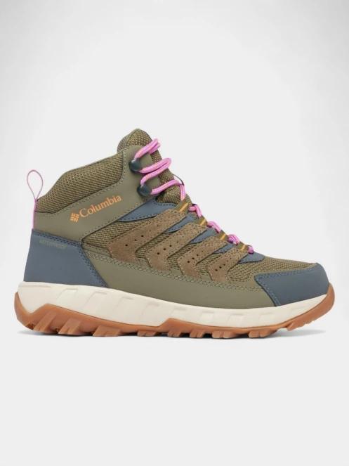 bocanci de drumetie pt. femei Columbia Strata Trail Mid WP verde 4