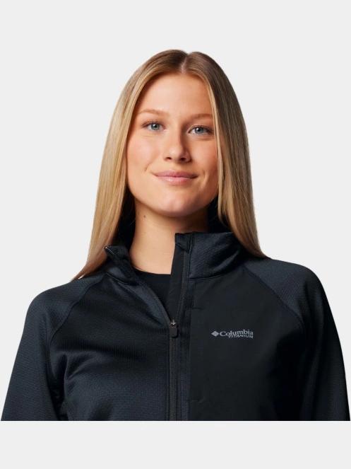 pulover polar pt. femei Columbia Triple Canyon Grid Fleece Full Zip negru 6