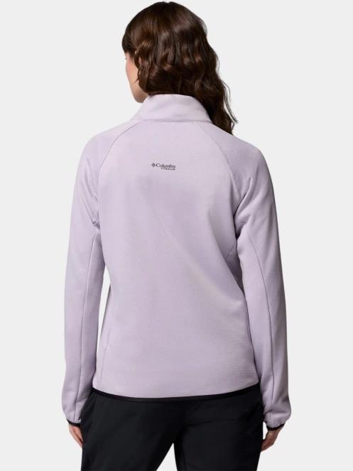 pulover polar pt. femei Columbia Triple Canyon Grid Fleece Full Zip violet 4
