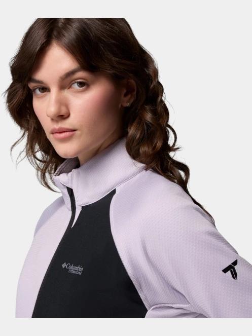 pulover polar pt. femei Columbia Triple Canyon Grid Fleece Full Zip violet 8