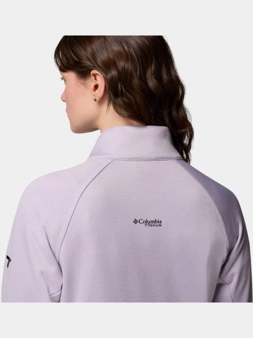 pulover polar pt. femei Columbia Triple Canyon Grid Fleece Full Zip violet 9