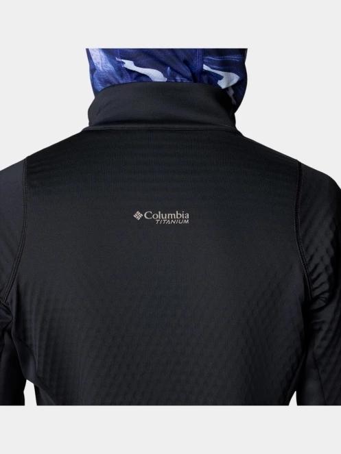 pulover polar pt. femei Columbia Crystal Leaf Omni-Heat Helix Half Zip negru 9