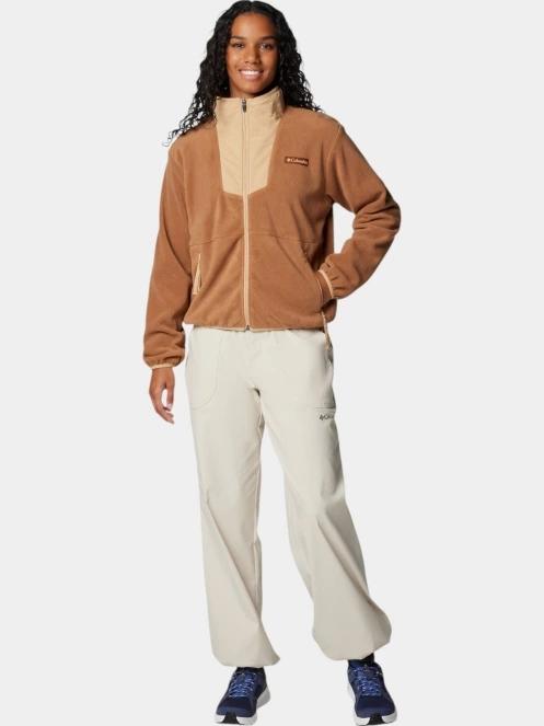 pulover polar pt. femei Columbia Sequoia Grove Full Zip Fleece maro 4