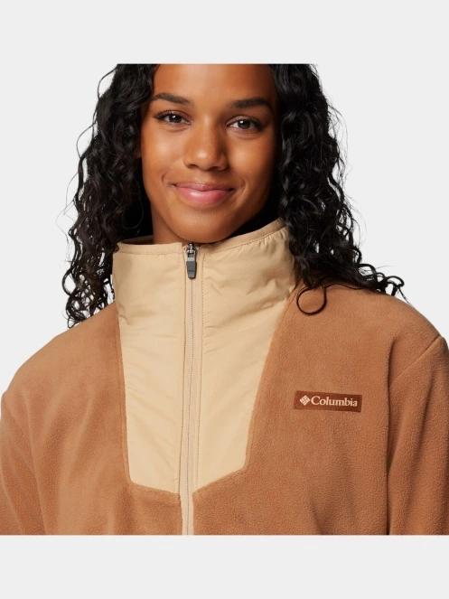 pulover polar pt. femei Columbia Sequoia Grove Full Zip Fleece maro 6
