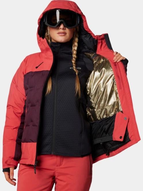 geacă de schi matlasată pt. femei Columbia Wildcard IV Down Jacket roz 6