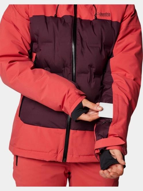geacă de schi matlasată pt. femei Columbia Wildcard IV Down Jacket roz 8
