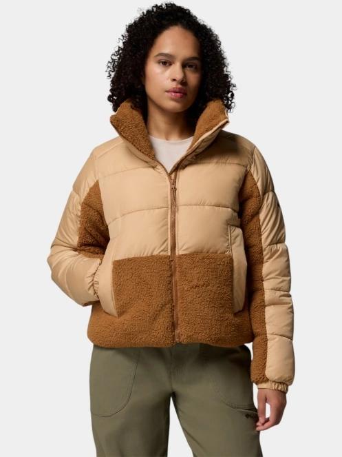 jacheta de primavara pt. femei Columbia Leadbetter Point II Sherpa Hybrid maro 2