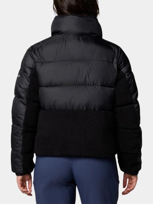 geaca matlasata de tranzitie pt. femei Columbia Leadbetter Point II Sherpa Hybrid negru 4