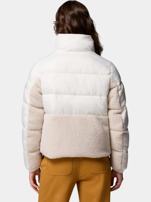 geaca matlasata de tranzitie pt. femei Columbia Leadbetter Point II Sherpa Hybrid nisip 4