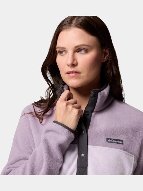 pulover polar pt. femei Columbia Benton Springs 1/2 Snap Pull Over II violet 7