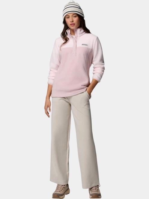 pulover polar pt. femei Columbia Benton Springs 1/2 Snap Pull Over II roz 5