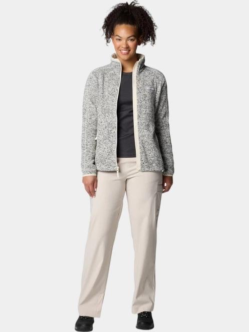 pulover polar pt. femei Columbia Sweater Weather Full Zip II nisip 5