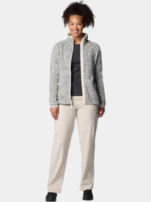 pulover polar pt. femei Columbia Sweater Weather Full Zip II nisip 5