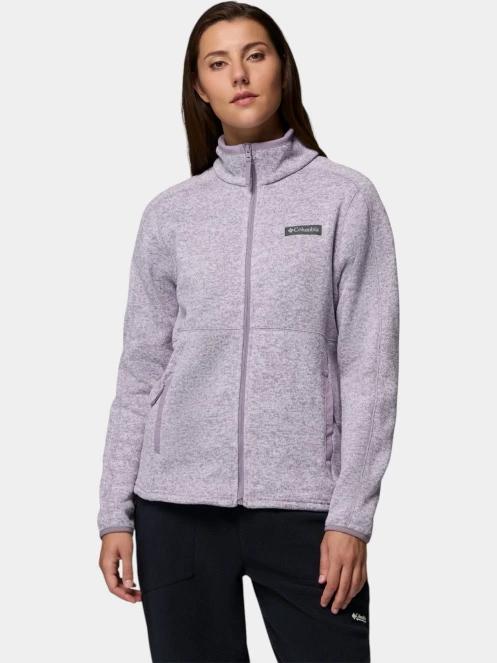 pulover polar pt. femei Columbia Sweater Weather Full Zip II violet 2